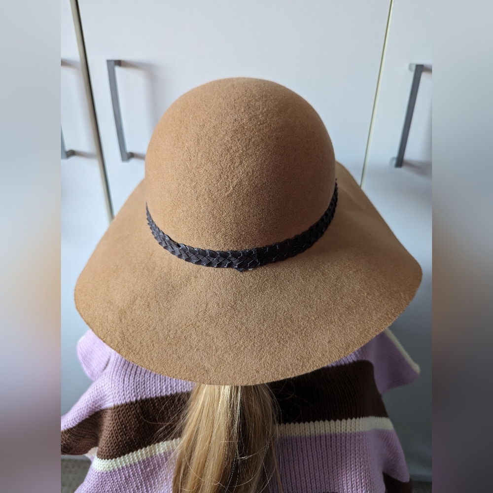 Brown Topshop Hat 100% Wool - Picture 4 of 9